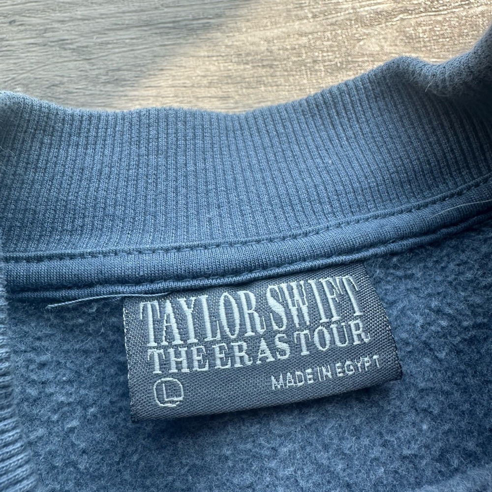 Taylor Swift Eras Tour Blue Crewneck - Picture 2 of 3